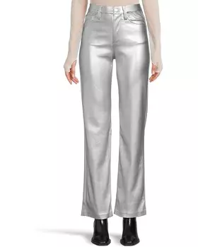 Джинсы Joe's Jeans The Margot Vegan Leather, цвет Plated Silver