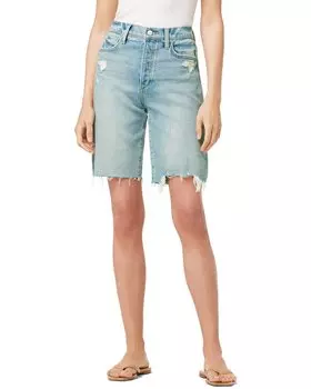 Джинсы JOE'S, шорты-бермуды в стиле Индиана 90-х годов JOE'S Jeans, цвет multi