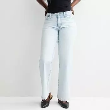 Джинсы Juniors с низкой посадкой и широкими штанинами, с завышенной талией So, цвет light acid