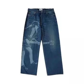 Джинсы Junya Watanabe MAN AC/DC Relaxed Jeans 'Blue', синий
