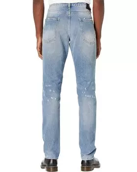 Джинсы Just Cavalli Just Slim Fit Distressed Denim, синий