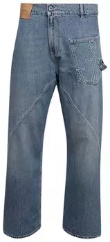 Джинсы JW Anderson Twisted Workwear Jeans 'Light Blue', синий
