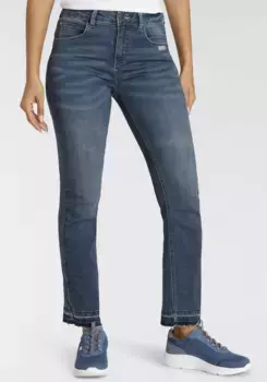 Джинсы KangaROOS 7/8 "CULOTTE JEANS", с потертым краем - НОВАЯ КОЛЛЕКЦИЯ, синий