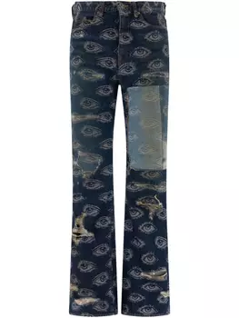 Джинсы KAPITAL Dixie Remake, синий