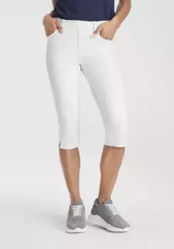 Джинсы-капри Arizona "Ultra-Stretch", завышенная талия, белый