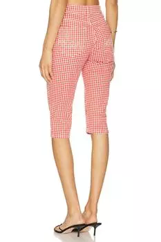 Джинсы капри Damson Madder, red gingham