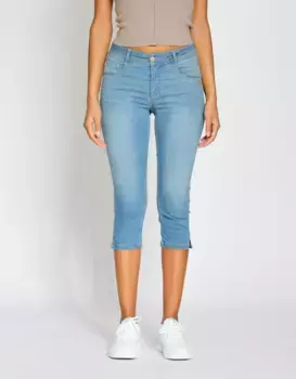 Джинсы-капри GANG "94AMELIE CAPRI", цвет Midblue Wave Wash