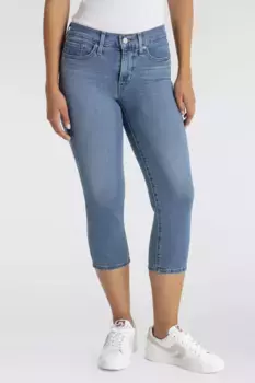 Джинсы-капри Levi's "311 SHAPING SKN CAPRI", цвет Lapis Level