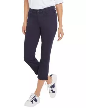 Джинсы-капри NYDJ Chloe Dark Rinse, синий