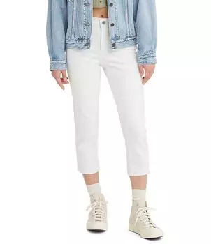 Джинсы-капри скинни Levi's 311 со средней посадкой, белый