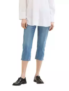 Джинсы-капри TOM TAILOR "KATE", фасон с 5 карманами, цвет Light Stone Wash Denim