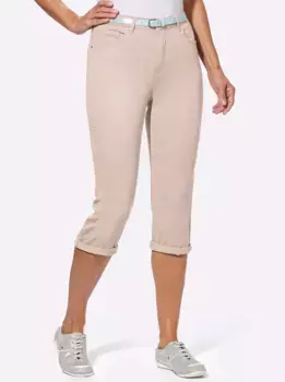 Джинсы-капри в стиле casual (1 шт.) Casual Looks, цвет Sand