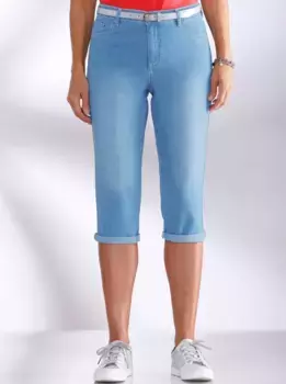 Джинсы-капри в стиле casual (1 шт.) Casual Looks, цвет Blue-Bleached
