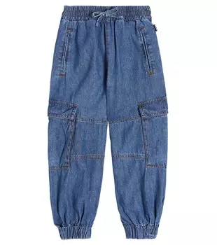 Джинсы карго Aliki из шамбре Molo, синий