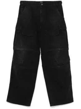 Джинсы карго BALENCIAGA, черный