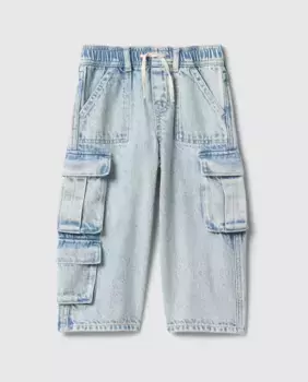Джинсы карго для девочек Gap, голубой