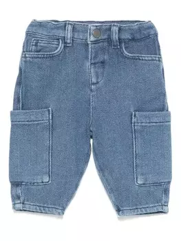 Джинсы карго Emporio Armani Kids, синий
