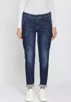 Джинсы-карго GANG "94AMELIE CARGO", цвет Trueindigo