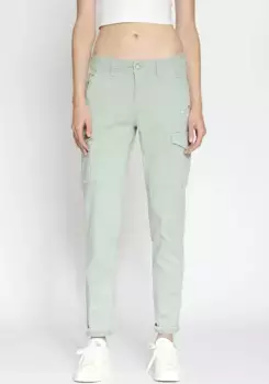 Джинсы-карго GANG "94AMELIE CARGO", зеленый