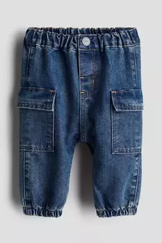 Джинсы-Карго H&M, синий