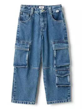 Джинсы карго Il Gufo, синий