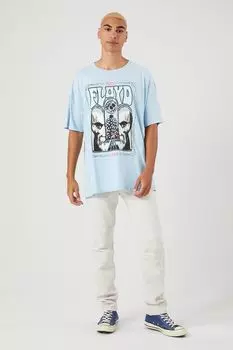 Джинсы-карго из эластичного денима Forever 21, кремовый