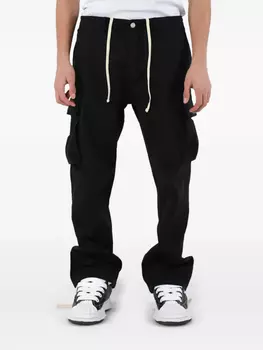 Джинсы карго из хлопка Purple Brand, черный