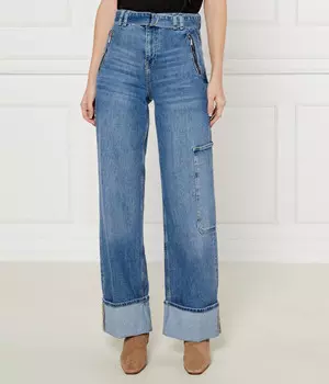 Джинсы-карго Liu Jo Flare Fit, синий