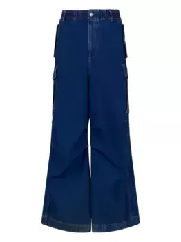 Джинсы карго Marni, синий