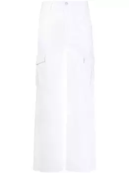 Джинсы карго Minka из органического хлопка AGOLDE, белый