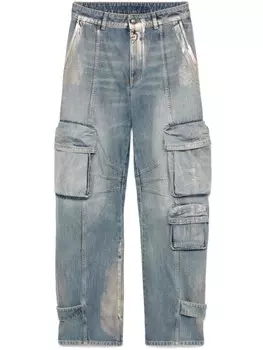 Джинсы карго Palm Angels, синий