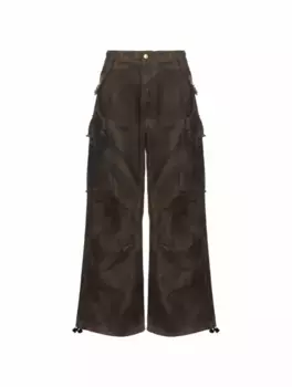 Джинсы карго с логотипом DARKPARK, серый