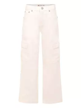 Джинсы карго с нашивкой-логотипом Levi's Kids, белый