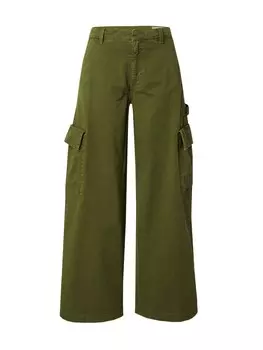 Джинсы карго с широкими штанинами GAP, оливковый