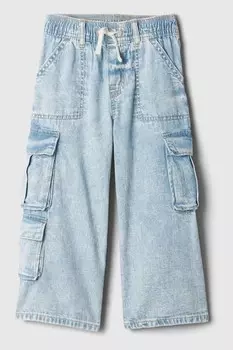 Джинсы карго с застежкой молнией Gap, синий
