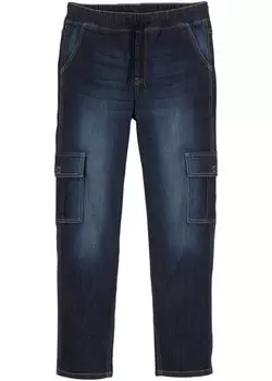 Джинсы карго свободного кроя для мальчиков John Baner Jeanswear, синий