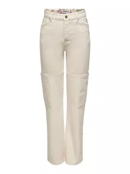 Джинсы-карго свободного кроя ONLY Camille, светло-бежевый