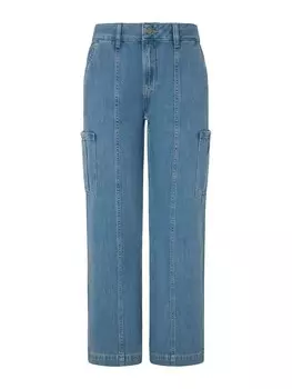 Джинсы-карго свободного кроя Pepe Jeans, синий деним