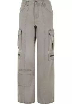 Джинсы карго свободного кроя Urban Classics, серый