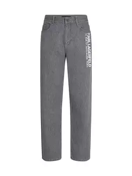Джинсы Karl Lagerfeld Loose fit Jeans Rue St-Guillaume, серый