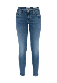 Джинсы «Кэрри», 5 карманов, женские GUESS, цвет Cmd1 Carrie Mid.