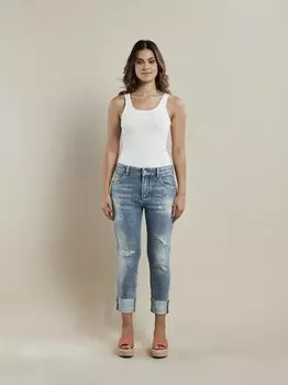 Джинсы кастерфилд Goldgarn Denim, голубой