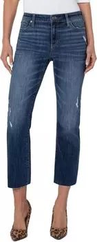 Джинсы Kennedy Crop Straight Eco Jeans w/ Cut Hem 27" in Wateree Liverpool Los Angeles, цвет Wateree