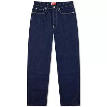 Джинсы Kenzo Straight Fit, цвет Rinse Blue Denim