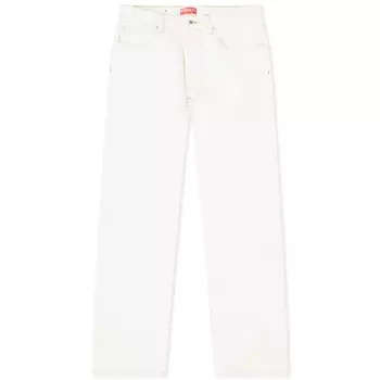 Джинсы Kenzo Straight Fit, цвет Stone Bleached White Denim