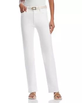 Джинсы Kick It High Rise в цвете Fairest of Them All MOTHER, белый