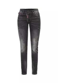 ДЖИНСЫ классического фасона с 5 карманами CIPO & BAXX, черный