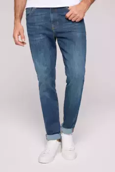 Джинсы классического кроя CAMP DAVID с завышенной талией, синий