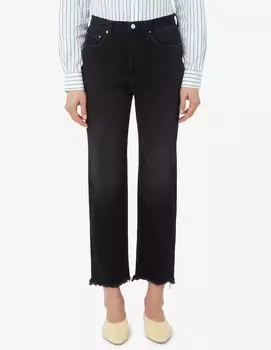 Джинсы классического кроя TOTEME, цвет Faded Black