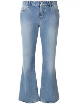 Джинсы клеш Alexander McQueen, синий